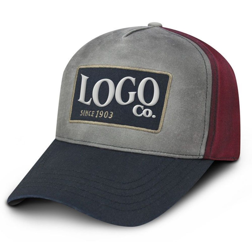 Motor Co. Vintage Distressed Snap Cap